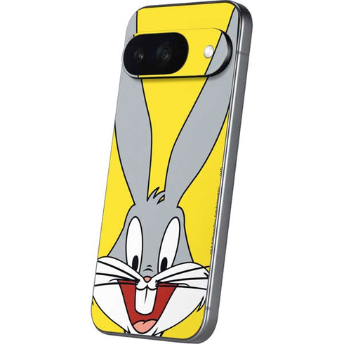 Looney Tunes Bugs Bunny Zoomed In Google Pixel 9 Skin